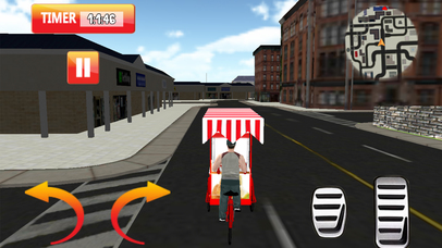 Fries Hawker Cycle & Food Delivery Rider Sim screenshot 2