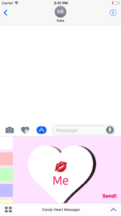 Candy Heart Messager screenshot 2