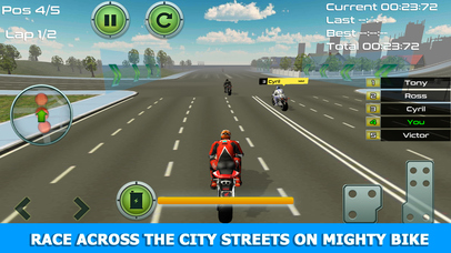 Real Moto Bike Driving 3D Full screenshot 2