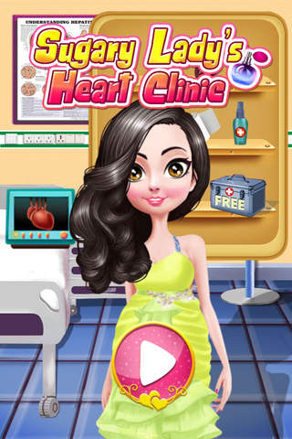 Sugary Lady's Heart Clinic- Surgeon Salon screenshot 2