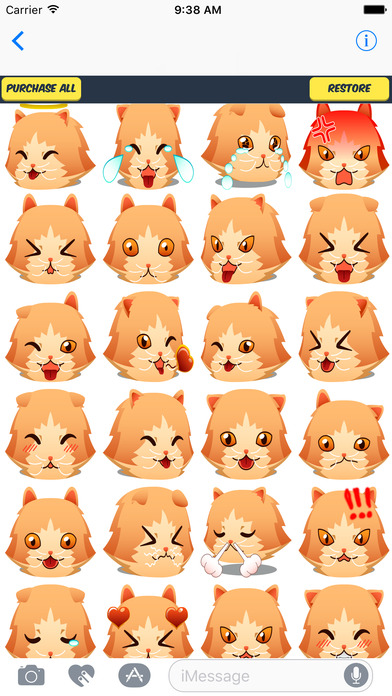 Persian Cat Stickers - Persian Cat Emojis screenshot 3