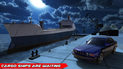 Car Transporter Euro Truck Sim- Cargo Ship Service screenshot 4
