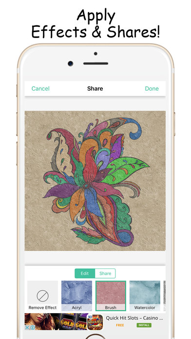 Fantastic Color Therapy Coloring Book For Adults screenshot 4