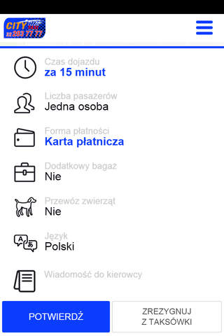 City Taxi Katowice screenshot 3