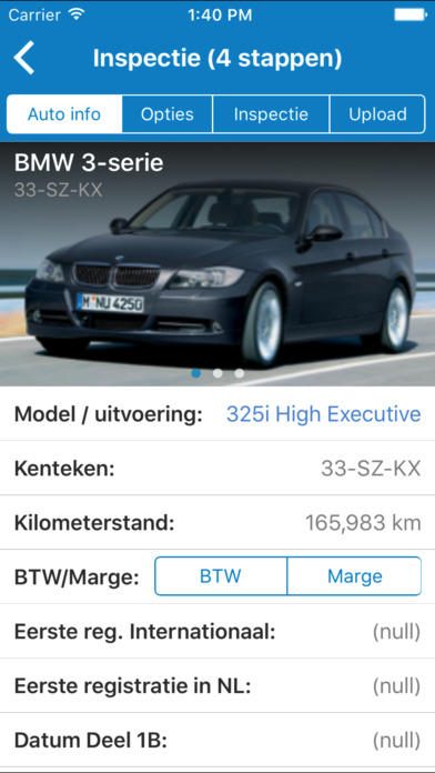 van den Udenhout inruil app screenshot 2