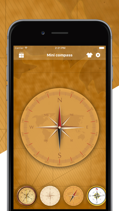 Mini Compass Pro - Beautiful Ancient Compass screenshot 4