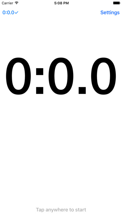 Herotime Zero: Timer Stopwatch Simply Big screenshot 4
