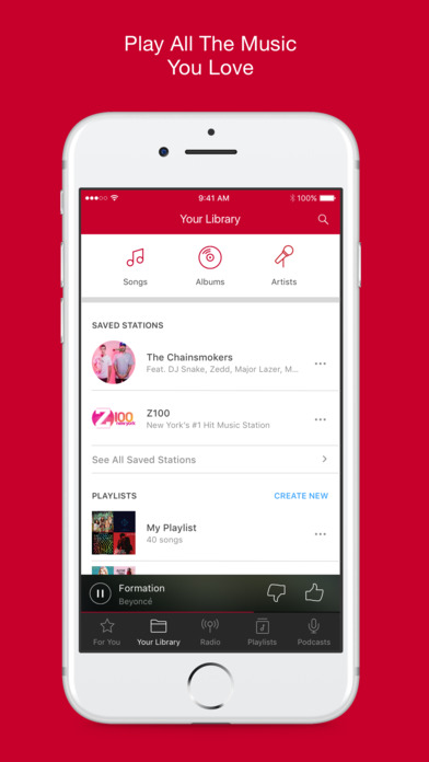 Screenshots of iHeartRadio – Free Music & Radio Stations for iPhone
