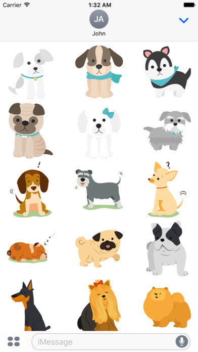 Cute Dogs Sticker screenshot 3