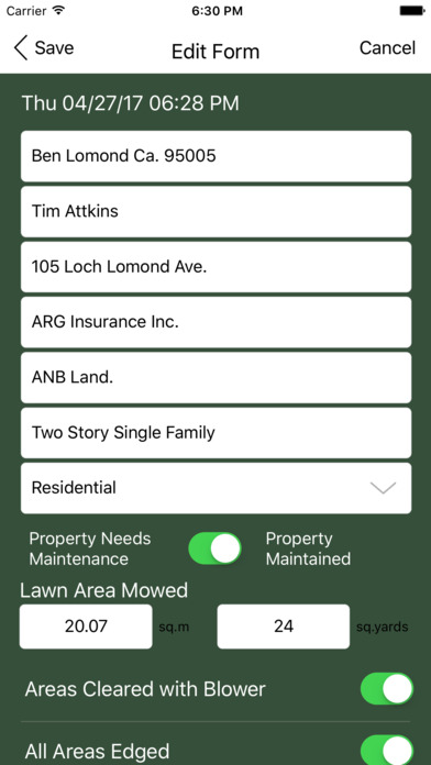 Landscape Maintenance App screenshot 2