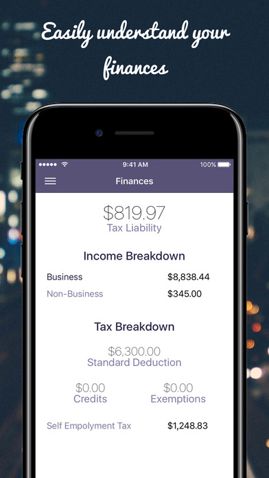 Lilac - Income, Taxes & Expenses for Freelancers screenshot 2