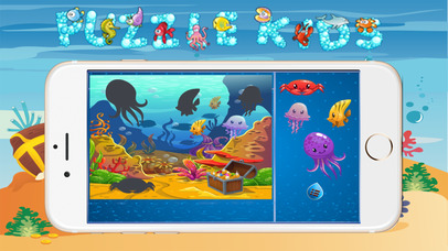Sea Animals Puzzle Toddlers Learning Games screenshot 4