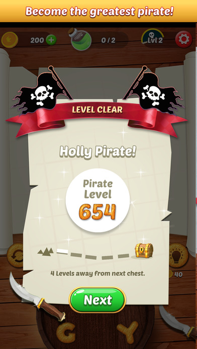 Word Pirate - Fun Word Game screenshot 3