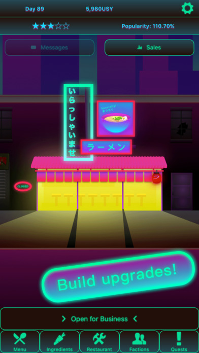 Ramen Shop 2083: Cyberpunk Restaurant Management screenshot 3