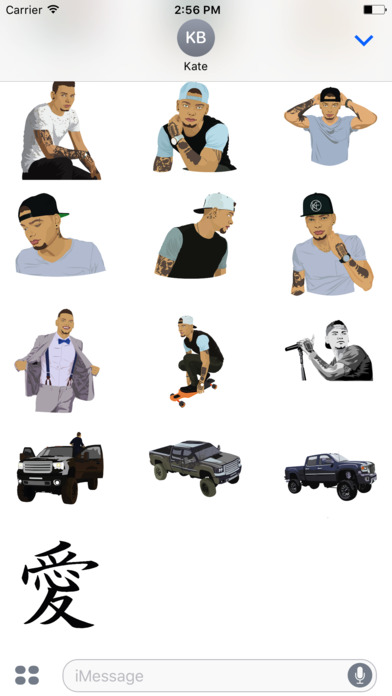 Kane Brown Sticker and Emoji Pack screenshot 3