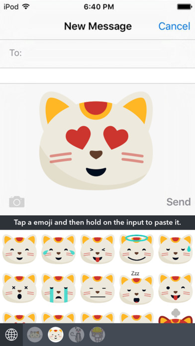 Kitty Emoji Lite screenshot 2