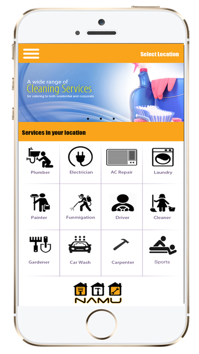 Namu - Home/Office Services screenshot 2