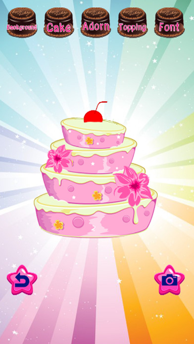 Children Girls Short Games And Make Big Cake screenshot 2