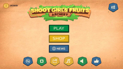 Shoot Girl's Fruits : Archery screenshot 2