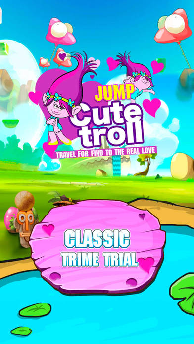 Jump cute trolls screenshot 3