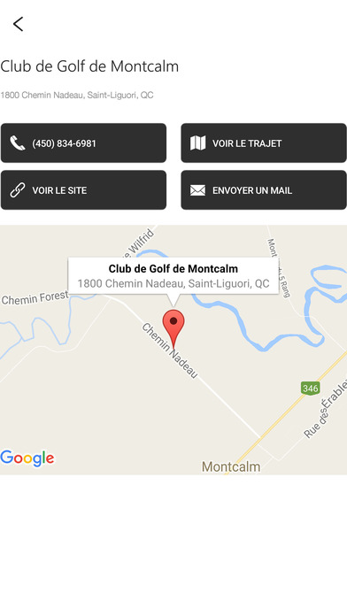 Golf Montcalm screenshot 3