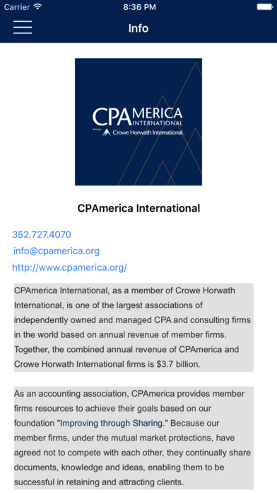 CPAmerica Mobile screenshot 4