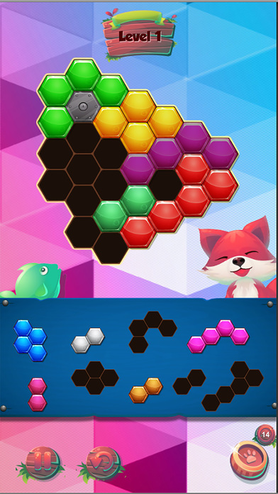 Hexa Block Jigsaw Puzzle Epic screenshot 2