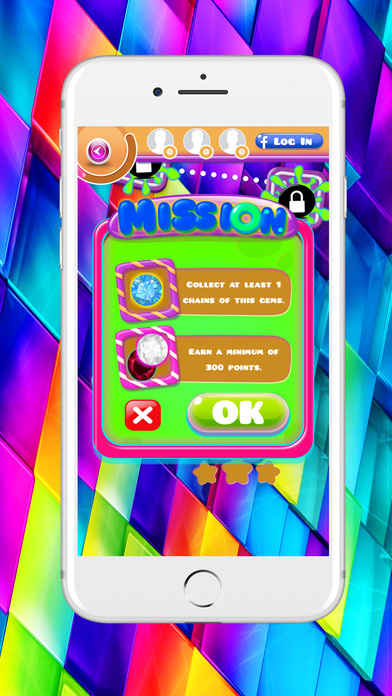 Gems Jewels Match 4 Puzzle Game for Boys & Girls screenshot 3