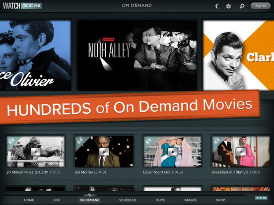 Screenshots of WATCH TCM for iPad