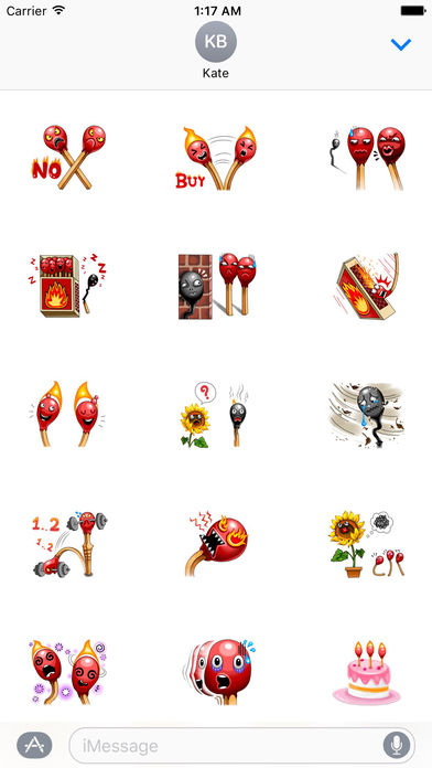 Life of Matchsticks Emoji Sticker screenshot 2