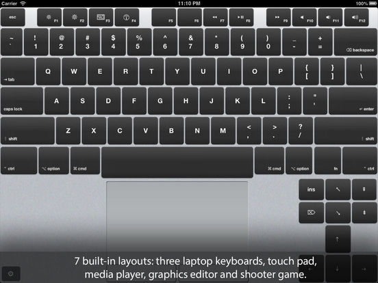 Air Keyboard: remote touch pad and custom keyboard Screenshots