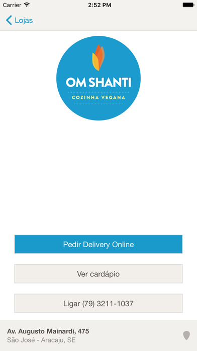 Om Shanti Cozinha Vegana screenshot 2