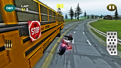Bike Highway Traffic Rider Game screenshot 2