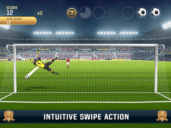 Screenshots of Flick Kick Goalkeeper for iPad