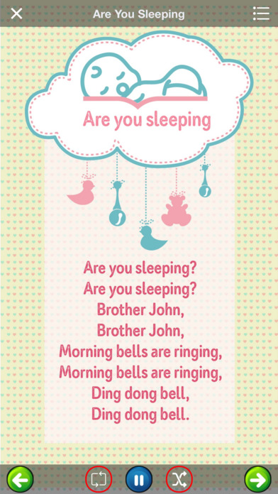 Nursery Rhymes: perfect rhymes app for your kids screenshot 4
