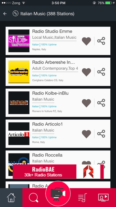 Italian Music Radio screenshot 2