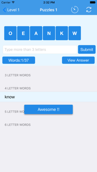 Scramble Word Finder App screenshot 3
