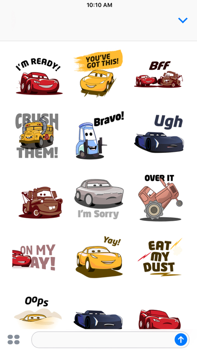 Pixar Stickers: Cars 3 screenshot 4