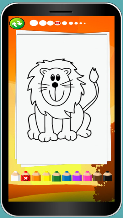 King Of The Forest Colouring Game app screenshot 3