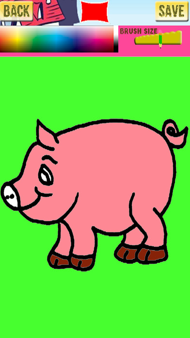 Farm Pig Coloring Book Games Education screenshot 3
