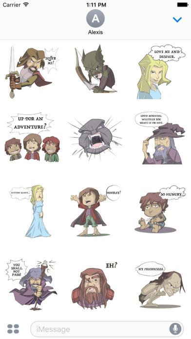 The Lord of the Rings - Illustrated Stickers screenshot 2