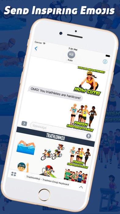 TriathlonMoji - Triathlon Emoji Keyboard screenshot 3