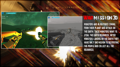 War Mission 3D : Alien Attack On Earth screenshot 2