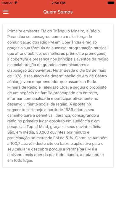 Paranaíba FM screenshot 4