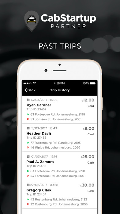 Cab Startup Partner screenshot 3