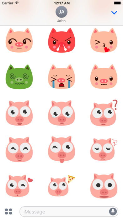 Pig Emotion Sticker screenshot 4