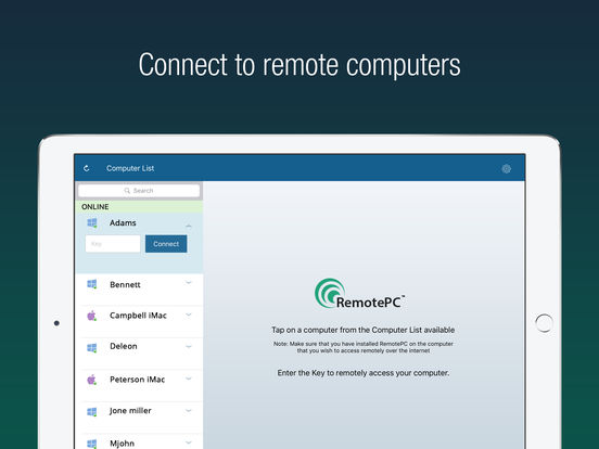 apple remote desktop with ipad
