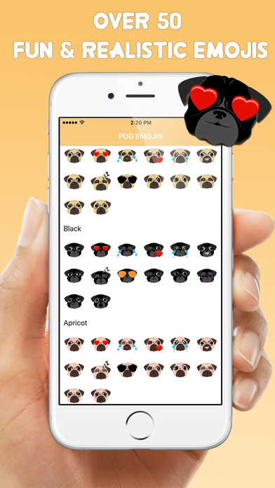 Pug Emojis + screenshot 2