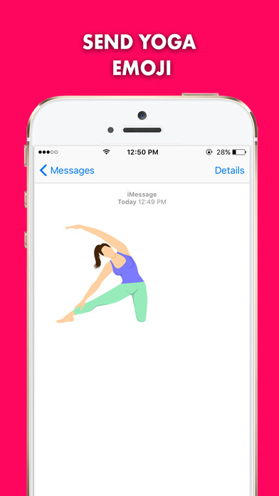YogaMoji - Yoga Emoji & Stickers screenshot 3