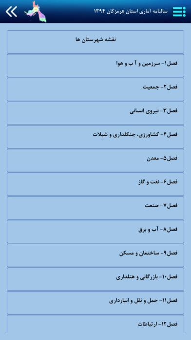 سالنامه آماری استان هرمزگان 1394 screenshot 2